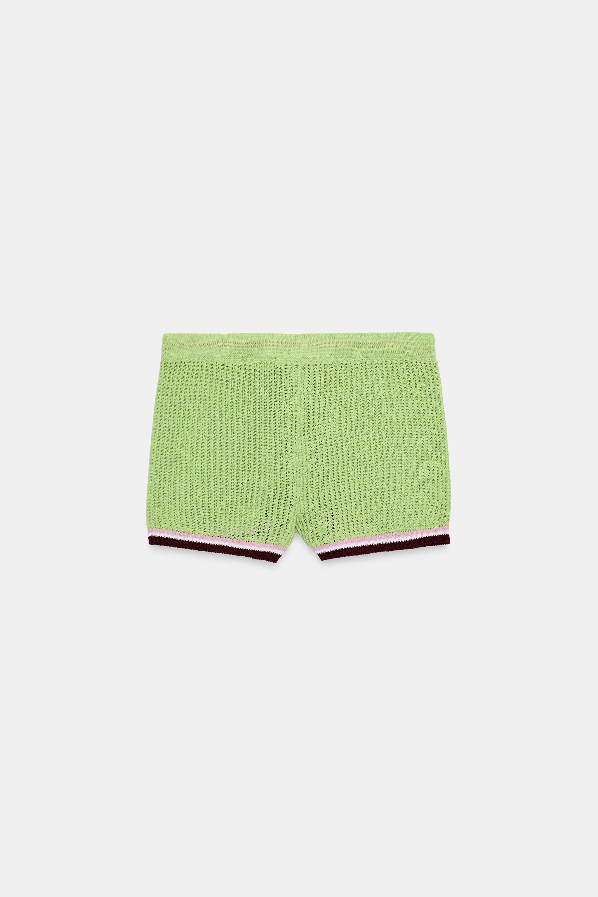 KNIT SHORTS WITH ELASTIC WAIST